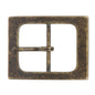1 1/2" (38 mm) Nickel Free Single Prong Center Bar Rectangular Belt Buckle