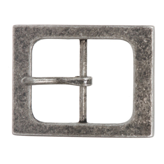 1 1/2" (38 mm) Nickel Free Single Prong Center Bar Rectangular Belt Buckle