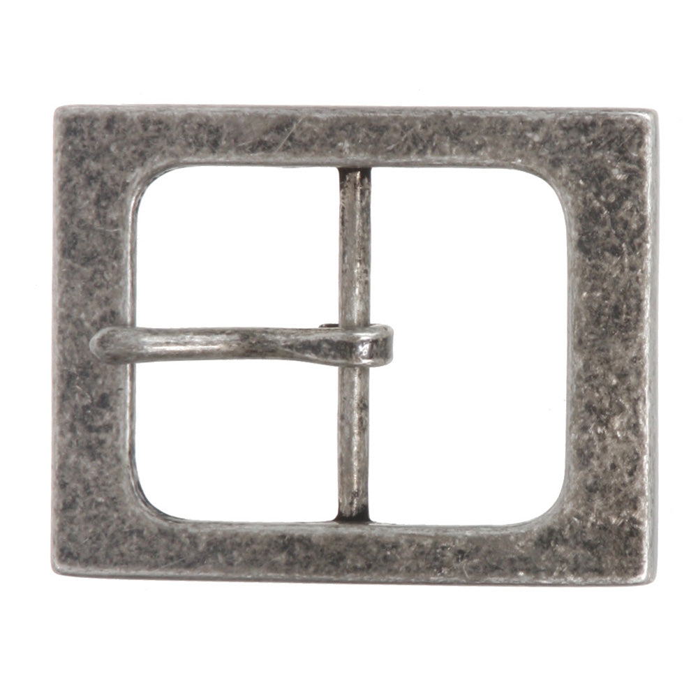 1 1/2" (38 mm) Nickel Free Single Prong Center Bar Rectangular Belt Buckle