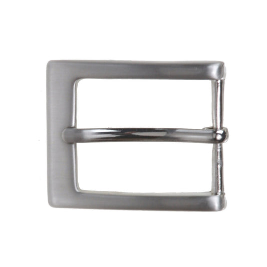 1 1/8" (30 mm) Nickel Free Single Prong Rectangular Belt Buckle