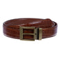 Men's Clamp on Buckle 1 1/4" (34 mm) Reversible Leather Belt