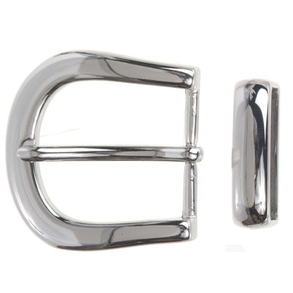 1 1/4" (32 mm) Nickel Free Single Prong Horseshoe Belt Buckle Set