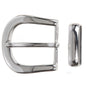 1 1/4" (32 mm) Nickel Free Single Prong Horseshoe Belt Buckle Set