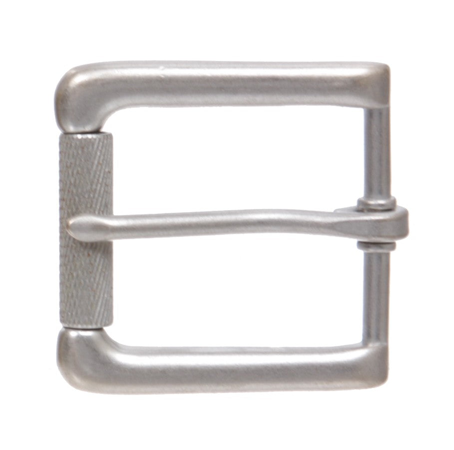 1 3/8" (35 mm) Nickle Free Single Prong Square Roller Belt Buckle