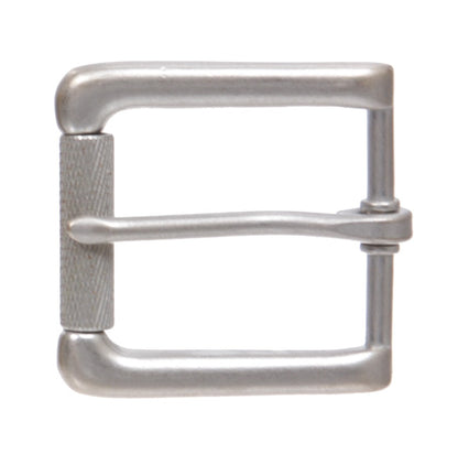 1 3/8" (35 mm) Nickle Free Single Prong Square Roller Belt Buckle