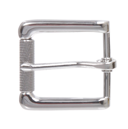 1 3/8" (35 mm) Nickle Free Single Prong Square Roller Belt Buckle