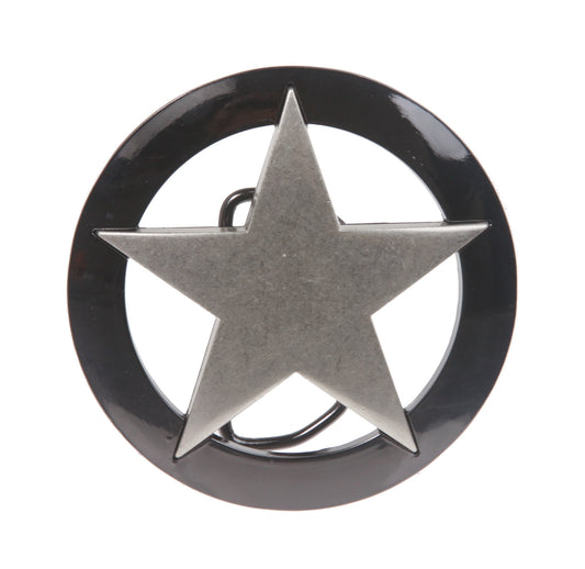 Famous Marshall Law Texas Star Belt Buckle