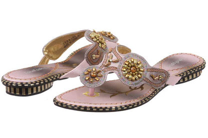 JOHN FASHION Embroidery Beads Sandal