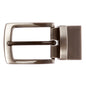 1 1/8 Inch (30 mm) Reversible Clamp Gunmetal Brush Belt Buckle