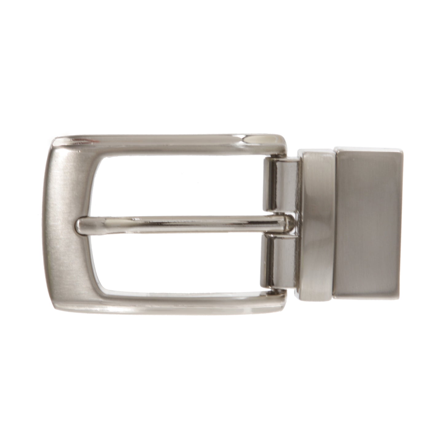 1 1/8 Inch (30 mm) Reversible Clamp Rectangular Belt Buckle