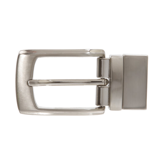 1 1/8 Inch (30 mm) Reversible Clamp Rectangular Belt Buckle