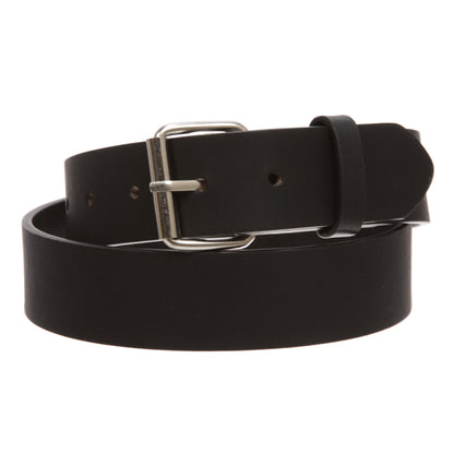 Kids or Extra Small Size Snap On Plain Leather Belt