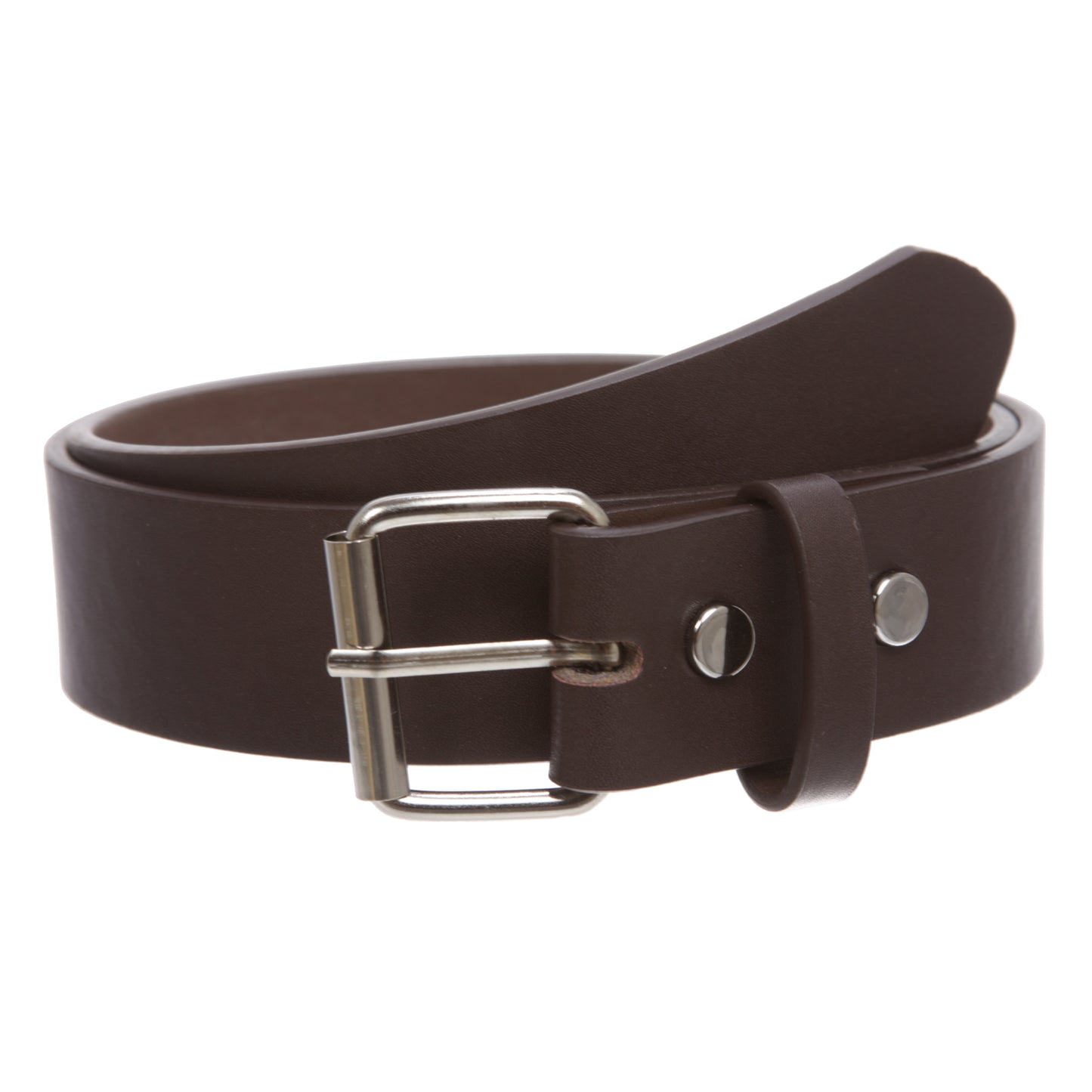 Kids or Extra Small Size Snap On Plain Leather Belt