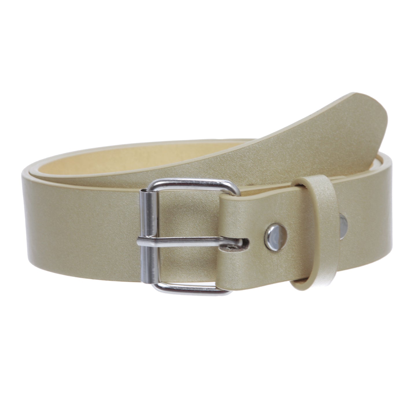 Kids or Extra Small Size Snap On Plain Leather Belt