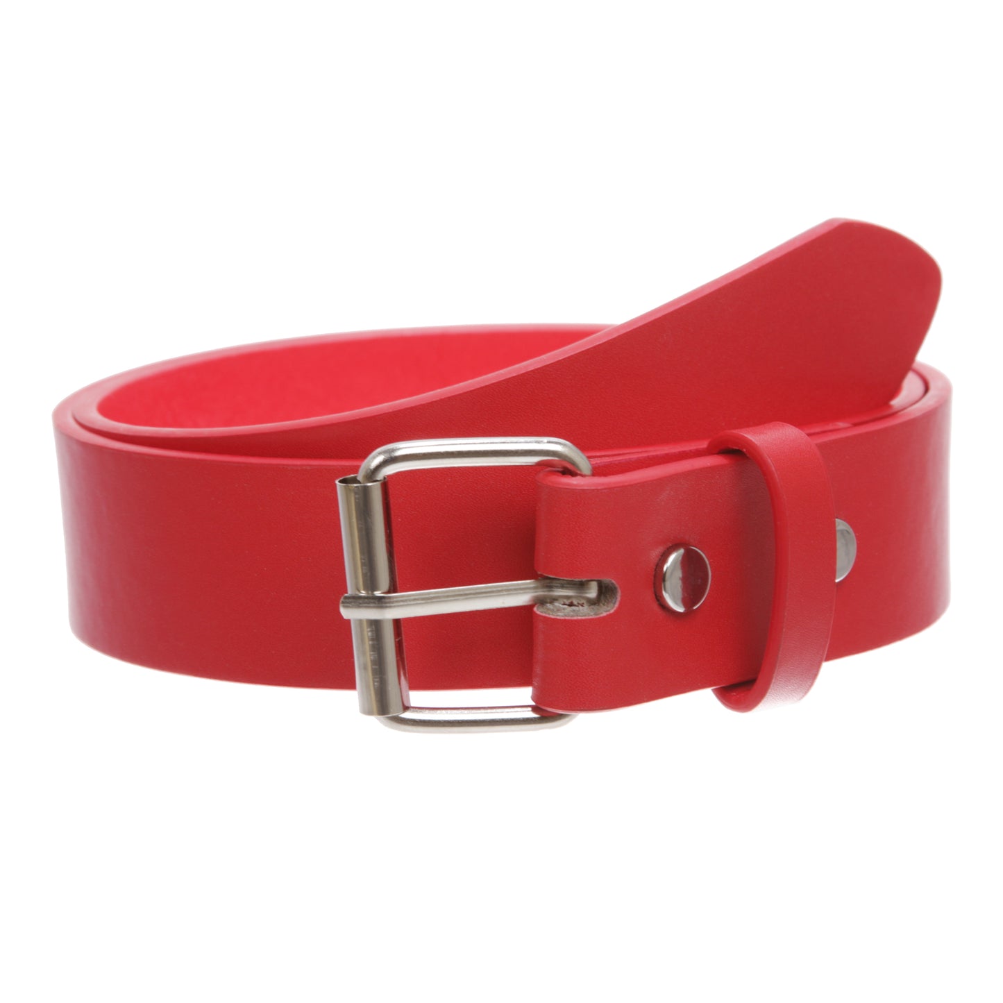 Kids or Extra Small Size Snap On Plain Leather Belt