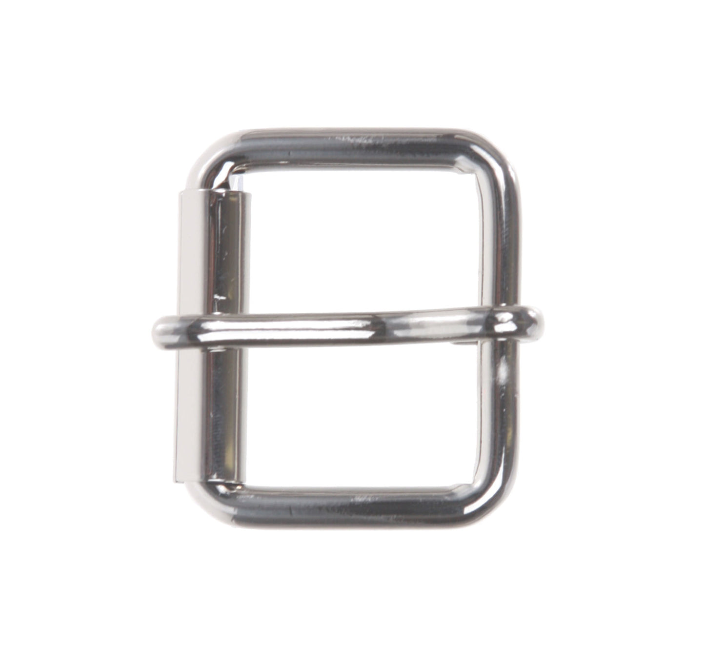 1 1/8" Nickel Plated Simple Roller Buckle