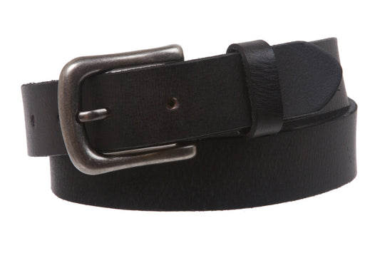 Kids Snap On Top Grain Vintage Genuine Leather Belt