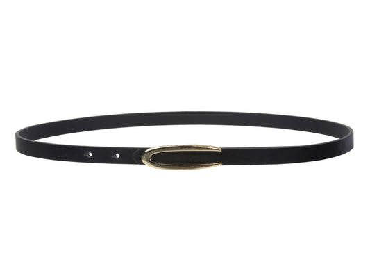 1/2" Skinny Faux Leather Fashion Belt