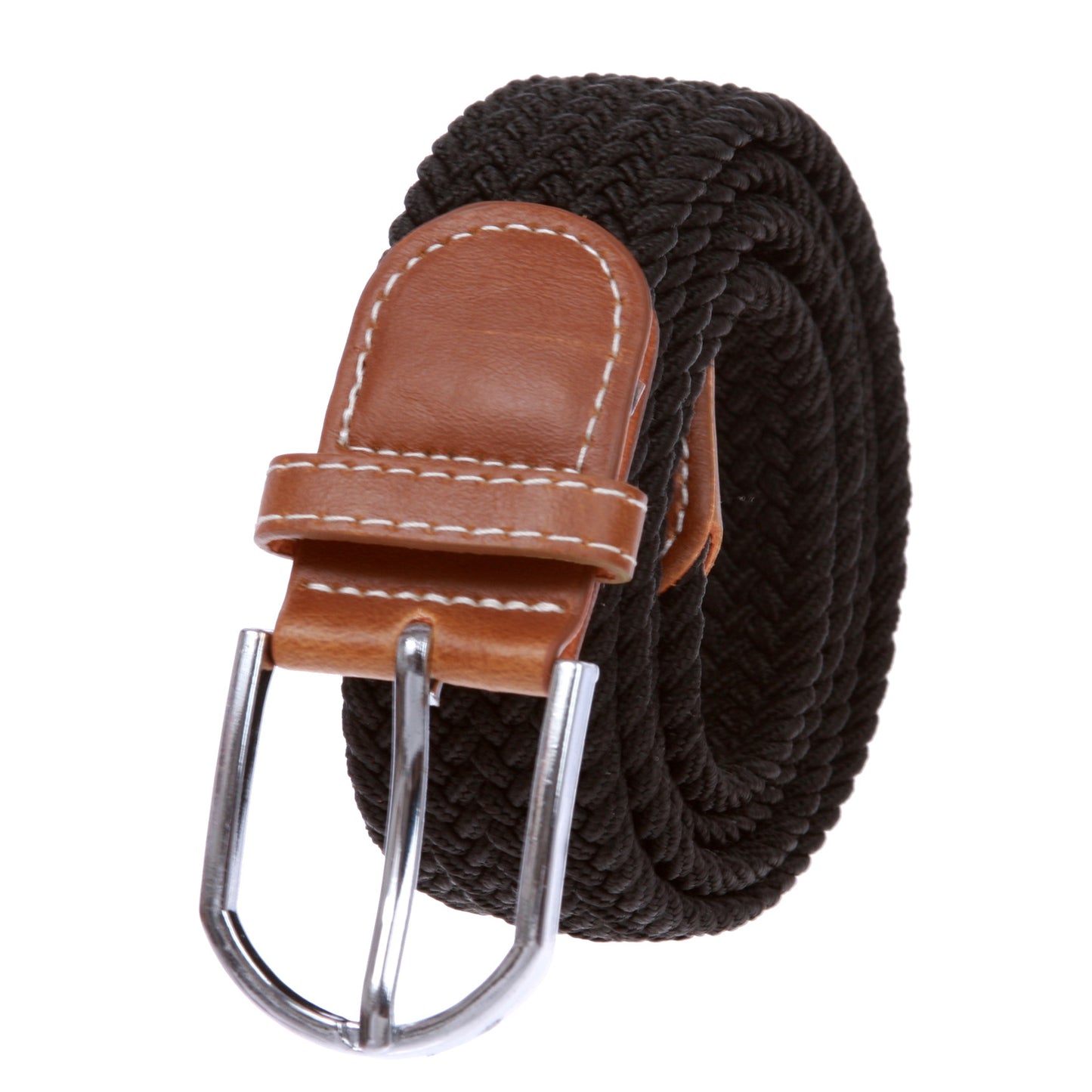 1 1/4'' Braided Woven Elastic Stretch Belt