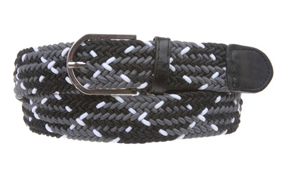 1 1/4'' Braided Woven Elastic Stretch Belt