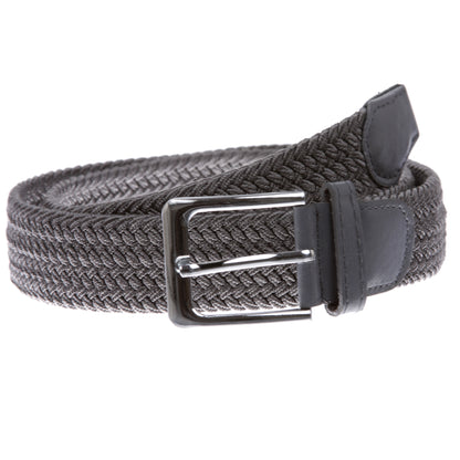 1 1/4'' Braided Woven Elastic Stretch Belt