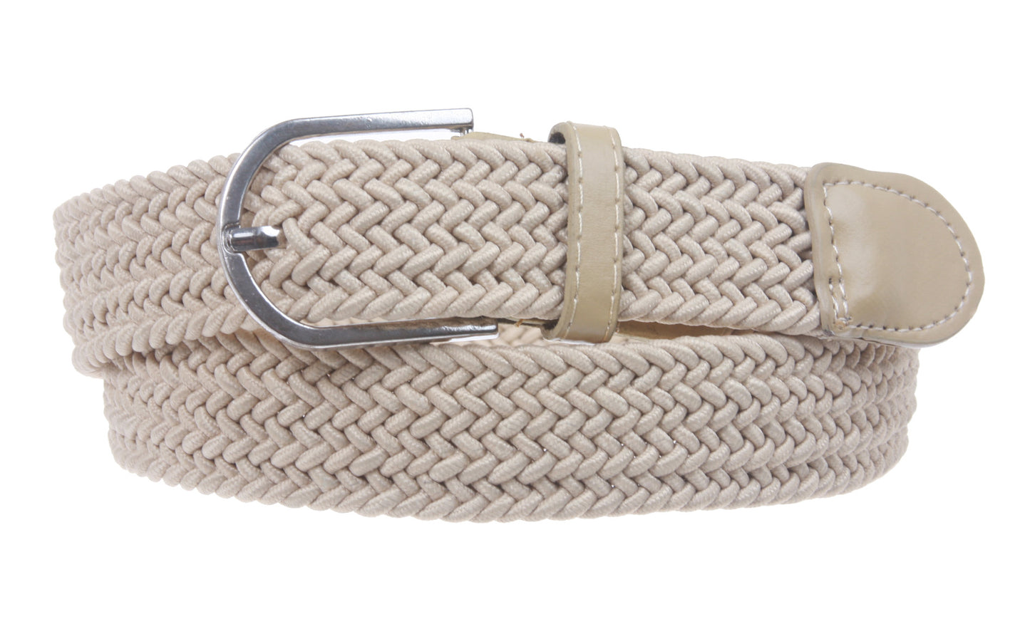 1 1/4'' Braided Woven Elastic Stretch Belt