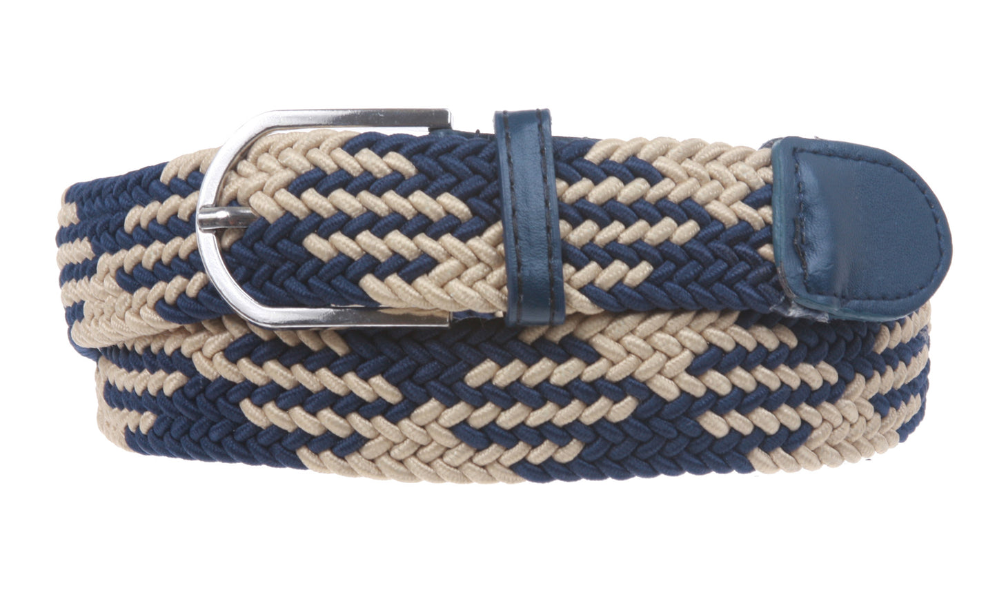 1 1/4'' Braided Woven Elastic Stretch Belt