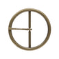 2 5/8" (68 mm) Single Prong Round Circle Center Bar Belt Buckle