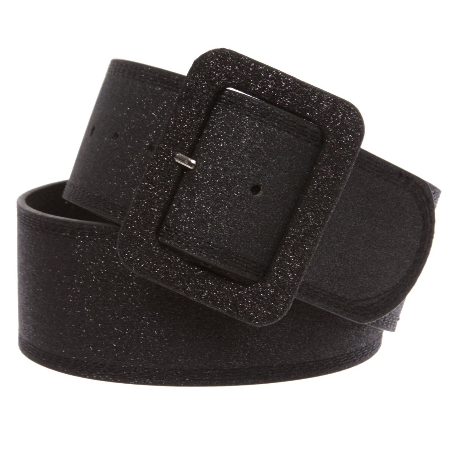 Women's Wide High Waist Glitter Fashion Leather Belt