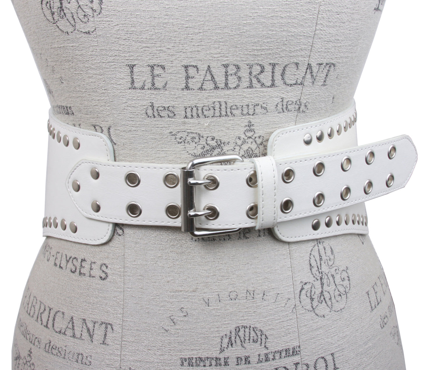 Ladies Wide Nail Head Studded Fashion Belt