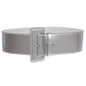 Ladies High Waist Wide Patent Fashion Plain Leather Belt