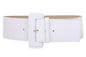 Ladies High Waist Wide Patent Fashion Plain Leather Belt