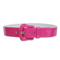 Women's Western High Waist Wide Patent Fashion Plain Leather Belt