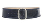 Women's 3" (75 mm) Wide Oval Tone-on-tone Stitching Edged Contour Belt