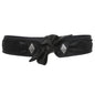 nicole lee Women's 2 3/4" Wide Contour Concho Fashion Sash Belt