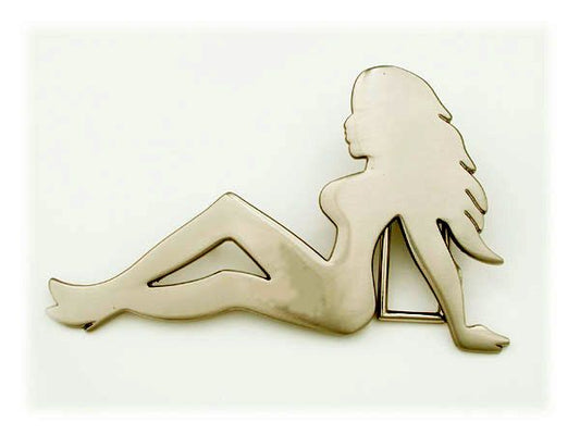 Trucker Girl Belt Buckle