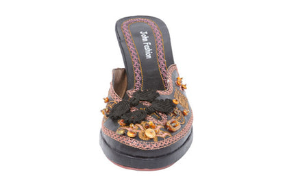 JOHN FASHION Embroidery Beads Sandal