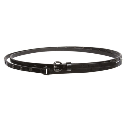 3/8" (10 mm) Skinny Studded Double Wrap Belt