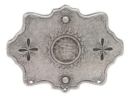 Western Snow Flakes Antique Belt Buckle