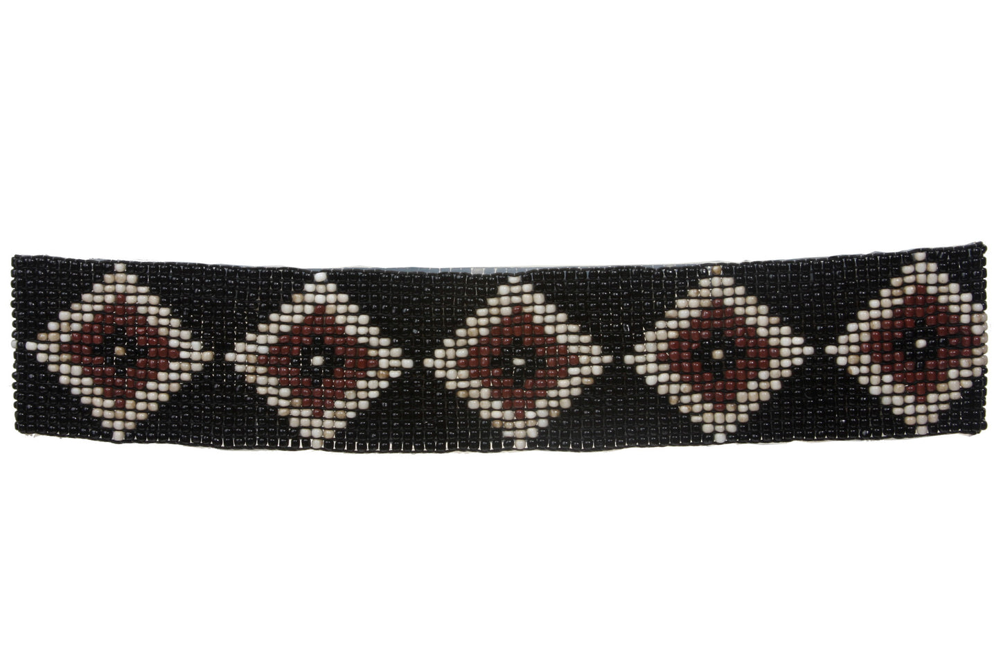 Diamond Pattern Southwest Beaded Stretch Belt