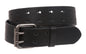 Snap On Two Row Cut-out Holes Leather Belt