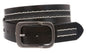 Snap on Antique Silver Hardware Vintage Leather Jean Belt