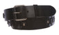 Snap on Hammered Nail Head Studs Genuine Leather Link Belt