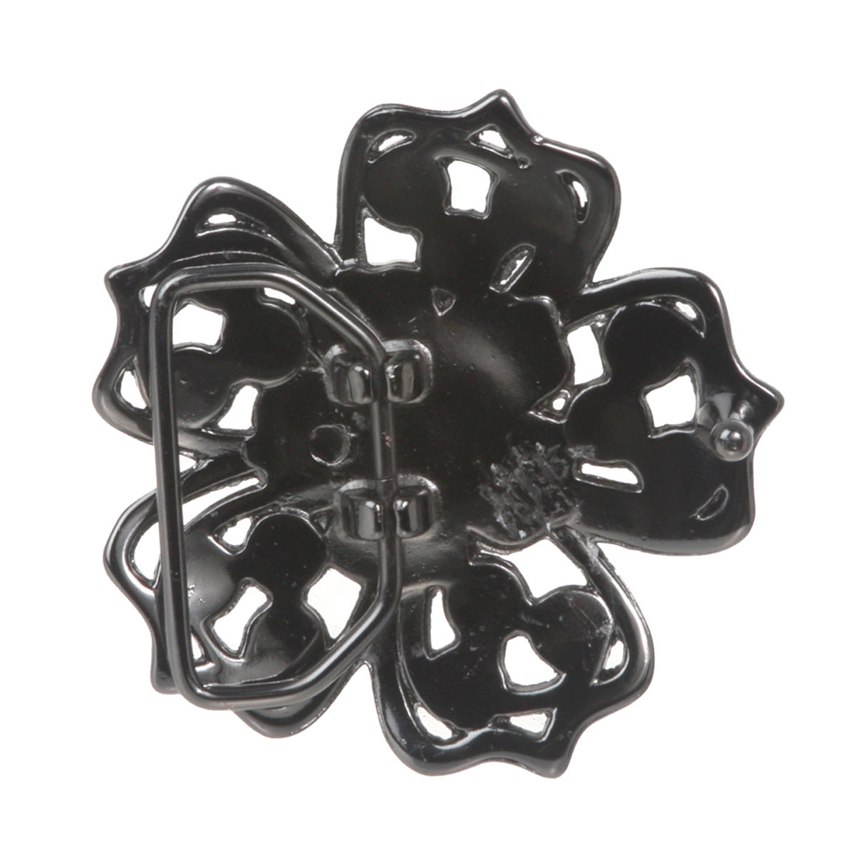 Five Petals Rhinestone Flower Belt Buckle