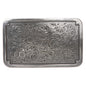 Western Rectangular Floral Antique Belt Buckle