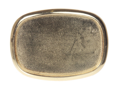 Plain Oval Belt Buckle