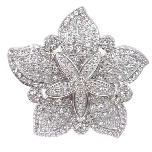 Rhinestone Flower Belt Buckle