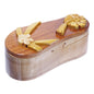 Handcrafted Wooden Shoe Shape Secret Jewelry Puzzle Box - Sandal