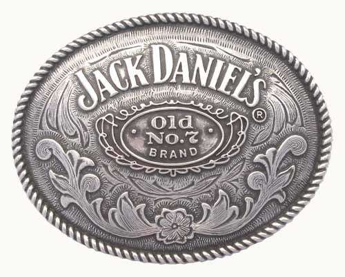 Jack Daniels Oval Belt Buckle