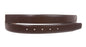 1 1/8 Inch Cut-To-Fit Feather Edged Plain  Leather Belt Strap